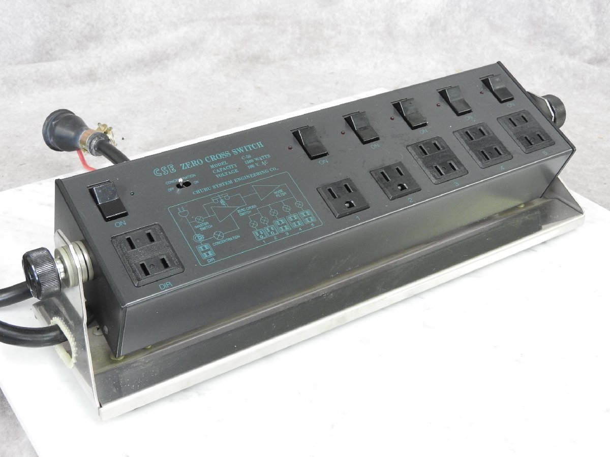 Switch スイッチ ゼロクロススイッチ 電源タップ CSE ZERO SWITCH CROSS Switch Zero ZX