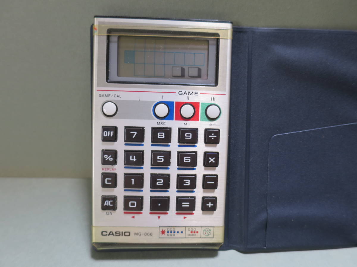 CASIO カシオ ゲーム 電卓 MG-888 ゲーム機能付き電卓 ジャンク レトロ