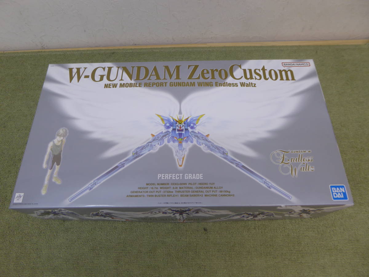 113-K89) 未組立 PG ウイングガンダムゼロカスタム 1/60 「新機動戦記ガンダムW Endless Waltz」