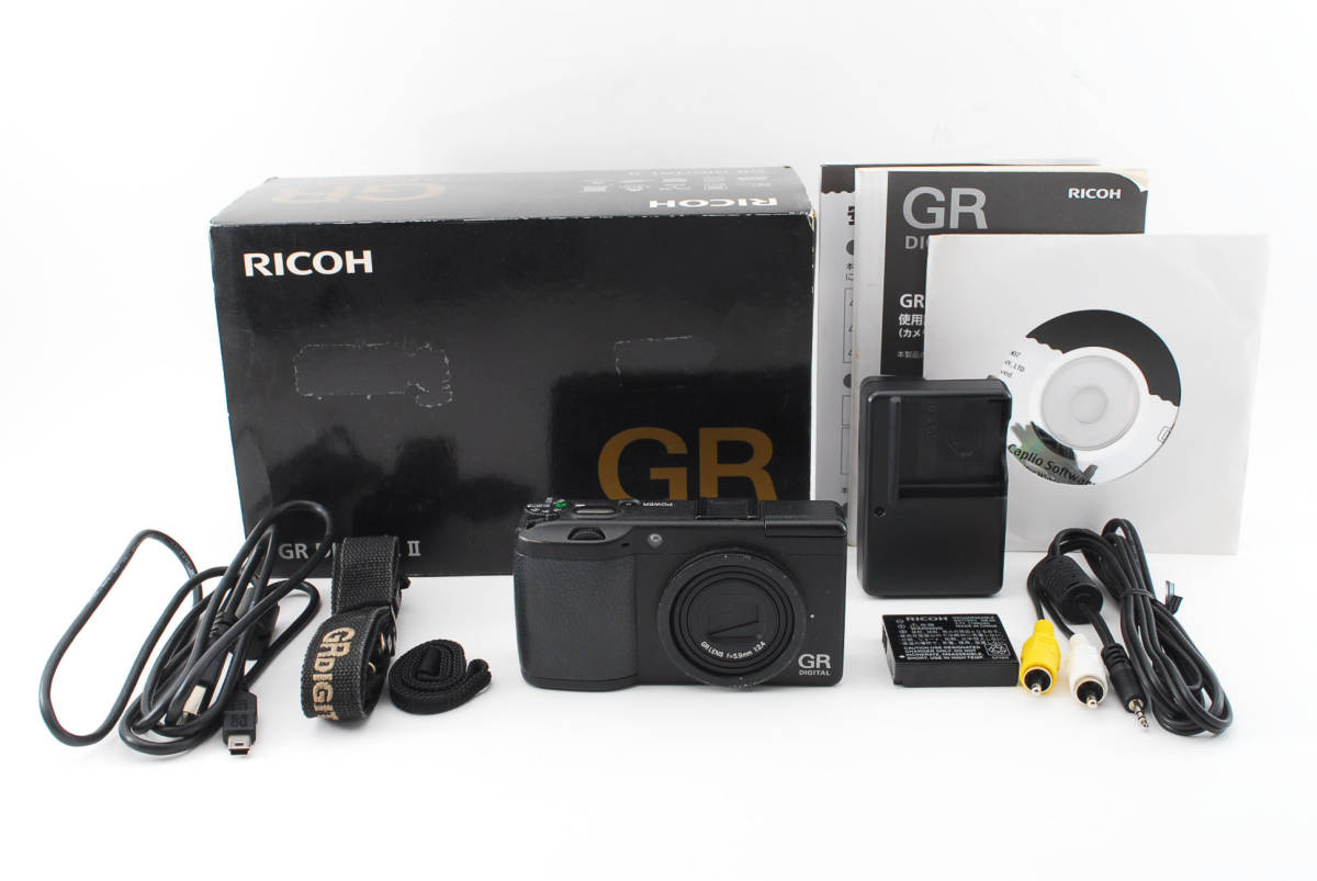 ショット数 2448回 元箱付 ☆極上品☆ RICOH リコー GR DIGITAL II ショット数 2448回 元箱付 ☆極上品☆ RICOH リコー GR DIGITAL II