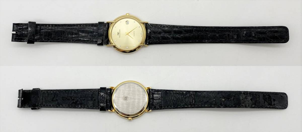 動作品【 TECHNOS 腕時計 65019 】テクノス メンズ レディース 腕時計 