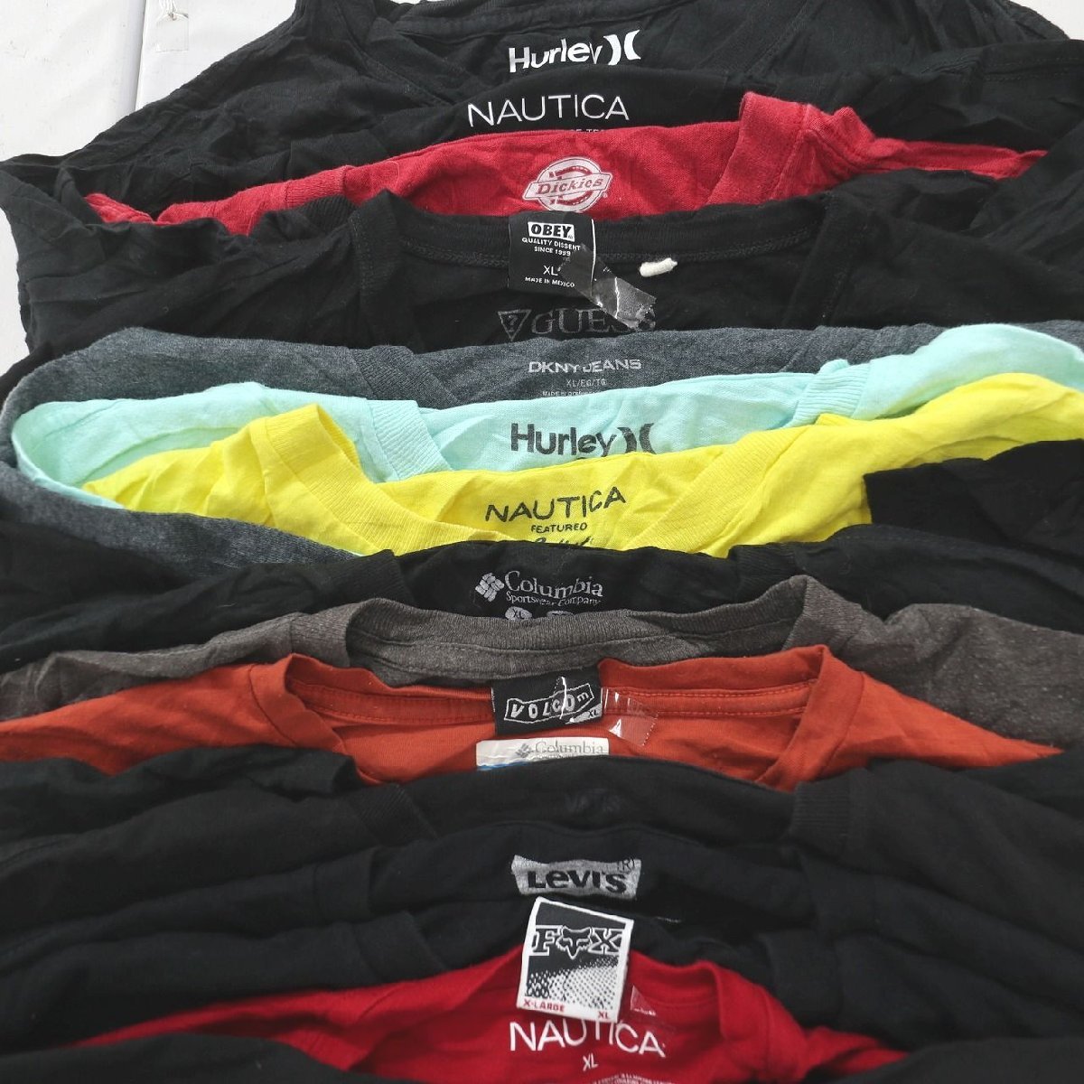 ◎ブランドMIX半袖Tシャツ set ノーティカ コロンビア 他 (メンズXL 