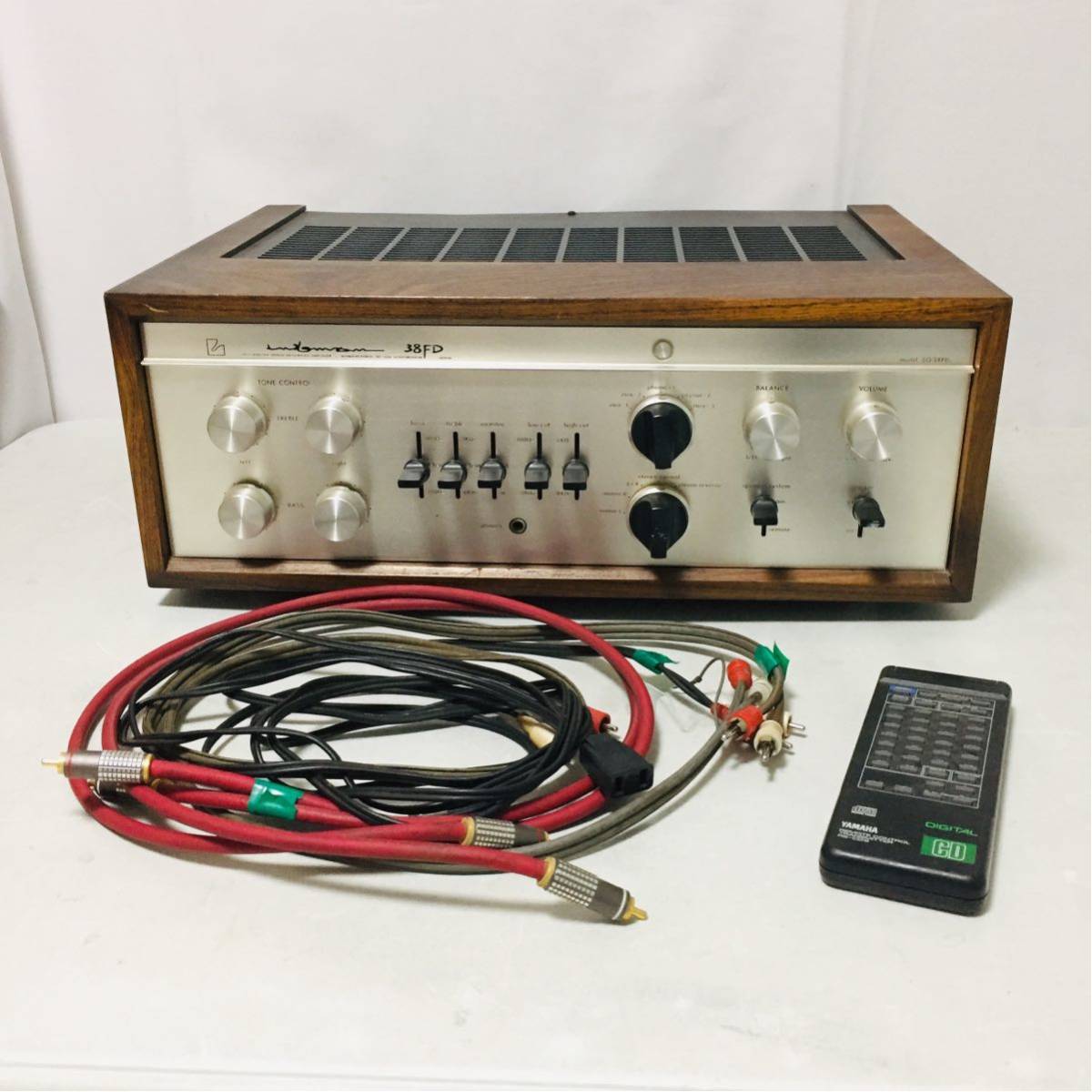 動作確認済 LUXMAN SQ38FD 管球式プリメインアンプ ラックスマン n0607