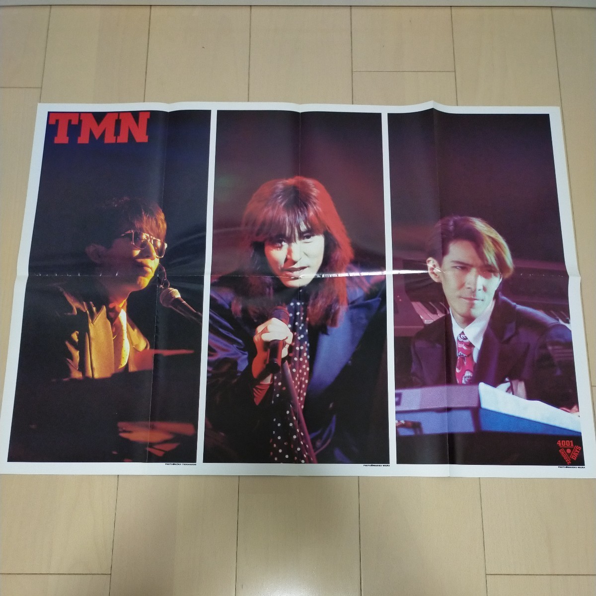 ポスター TMN TMネットワーク 4001.GROOVE.DAYS ギターブックGB 付録