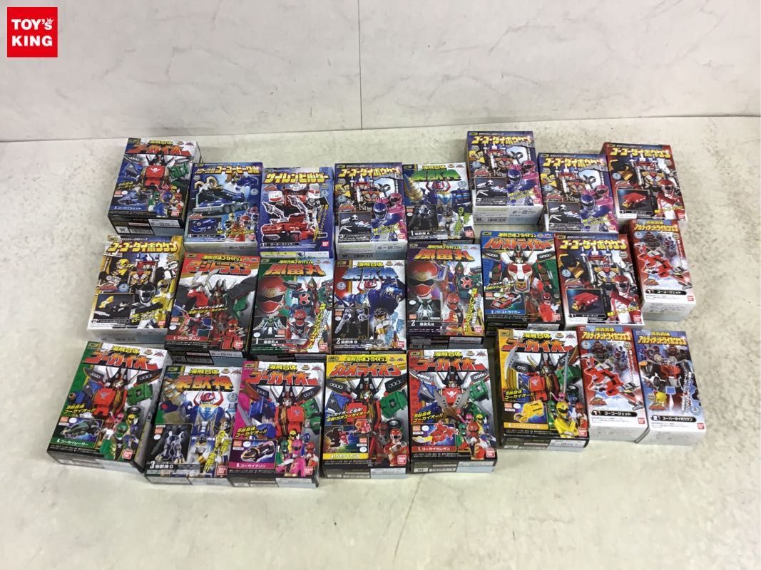 1円〜 同梱不可 ジャンク ミニプラ等 ゴーカイジャー マジドラゴン、ボウケンジャー ゴーゴージェット他