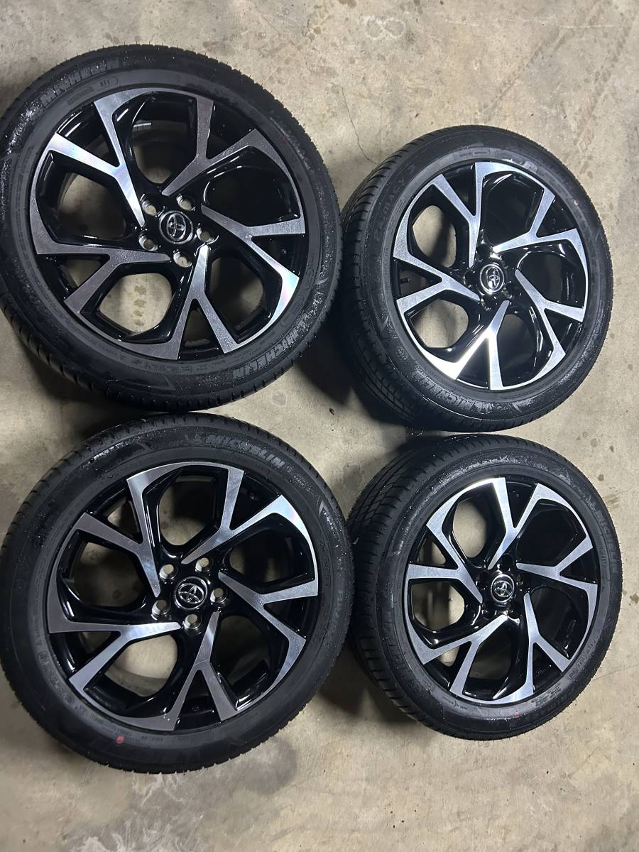 C-HR純正タイヤホイール 225⁄50R18 PCD114.3 5H ナット付き 秋田県 C-