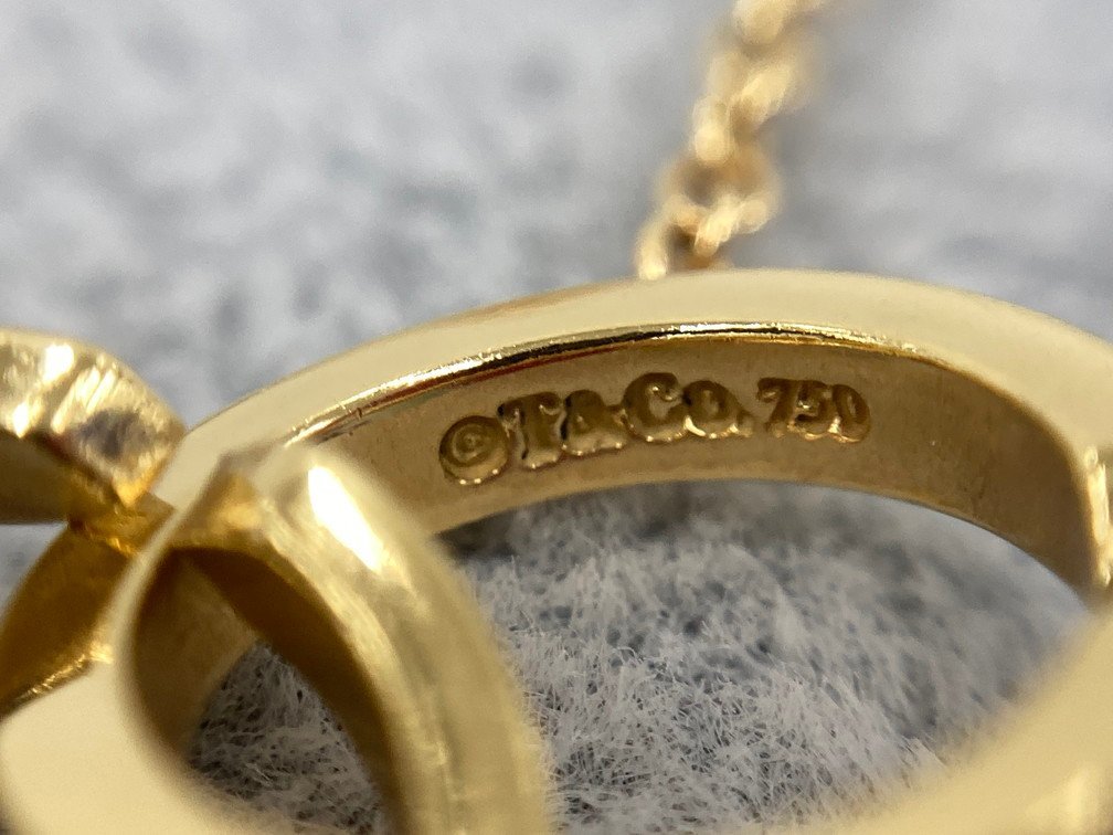 BGAA6014】Tiffany & Co ティファニー インターロッキング ネックレス
