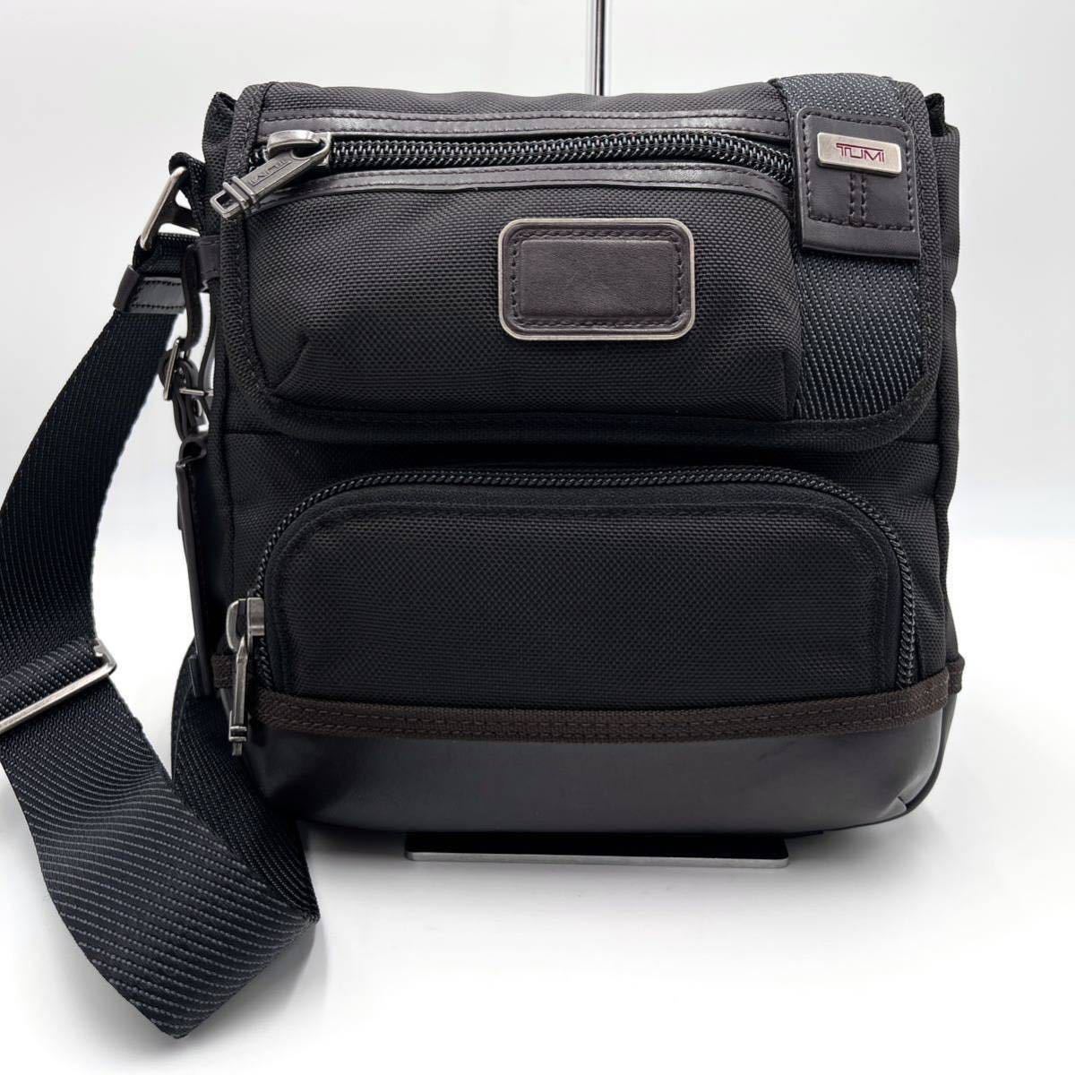 極美品○トゥミ TUMI ショルダーバッグ サコッシュ クロスボディ 斜め  