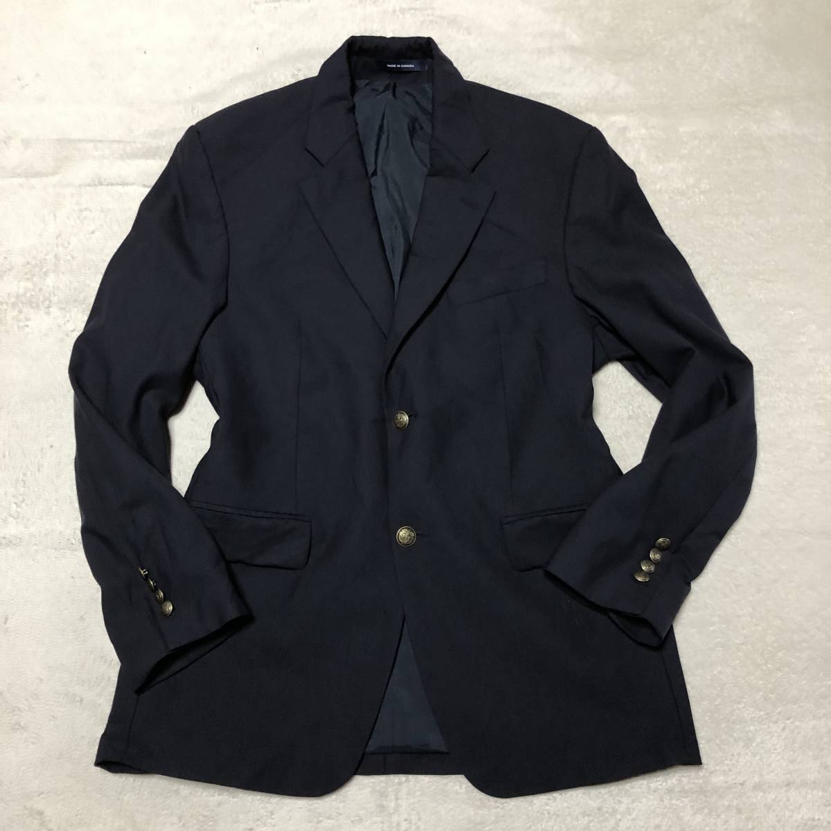 ほぼ未使用品 ラルフローレン RALPH LAUREN ロゴ刻印メタルボタン 