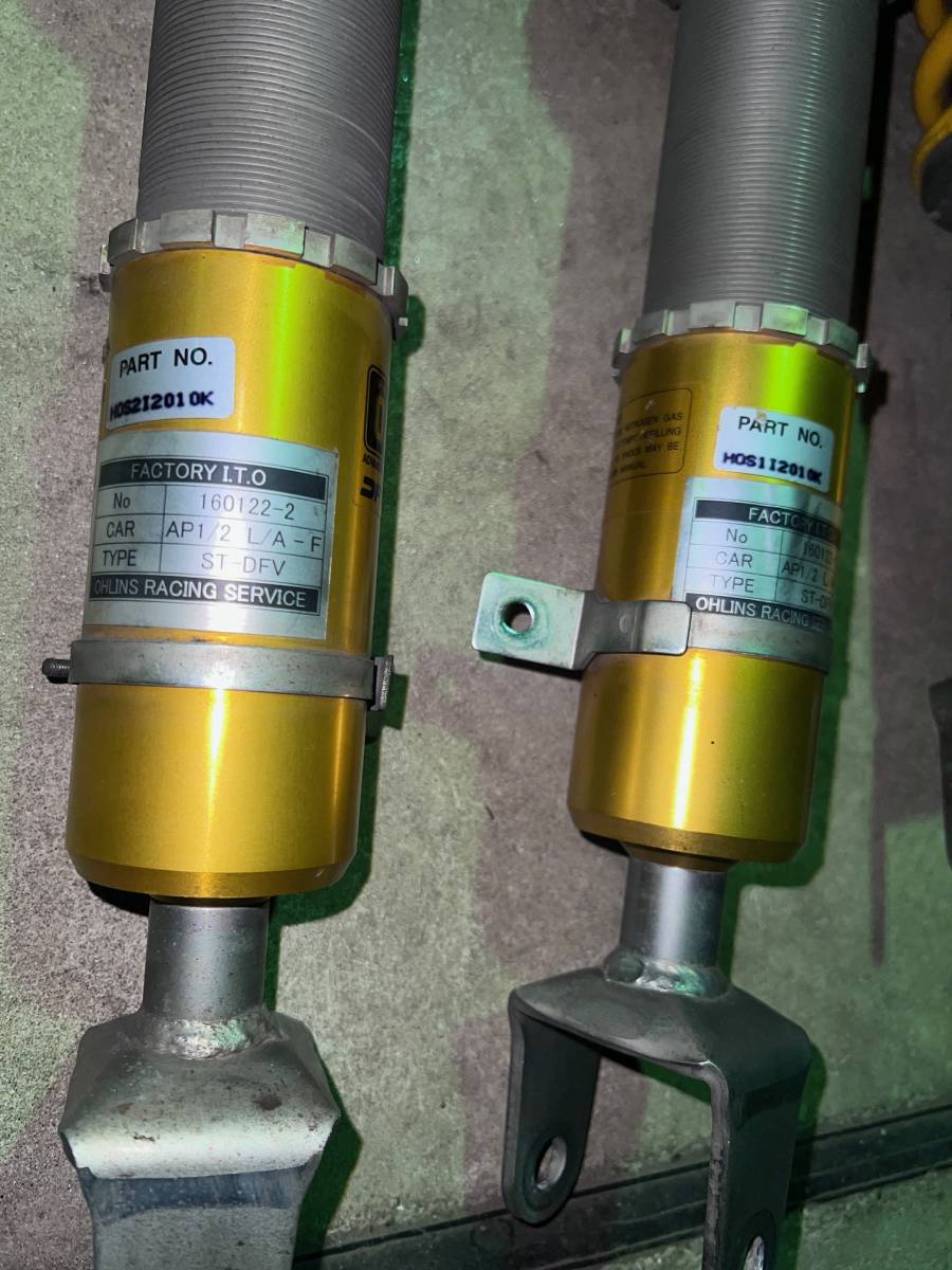 OHLINS オーリンズ S2000 AP1 AP2 DFV フルタップ 全長式 車高調 サス