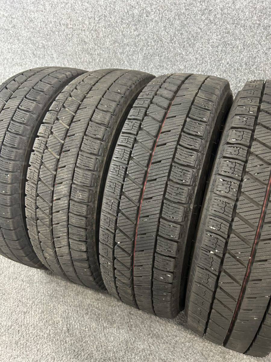 155/65R13, ブリヂストン,2021年,4本 155/65R13 ブリヂストン/VRX3 2021年 バリ山 スタッドレス 軽自動車 4