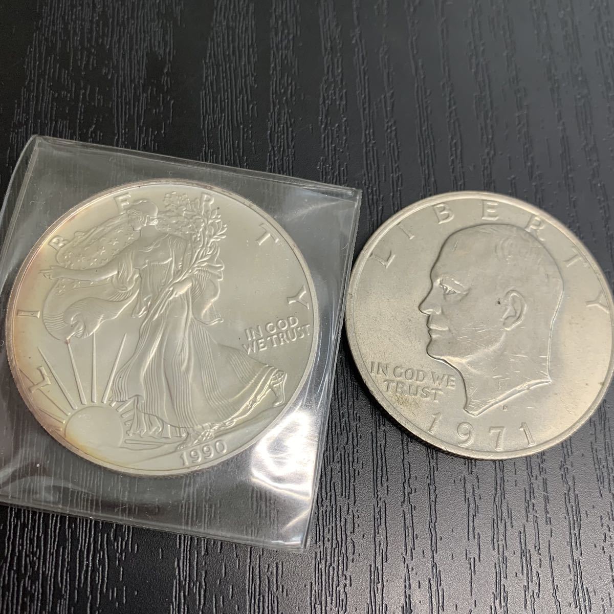 2点セット】1円スタート リバティ イーグル アメリカ シルバー 純銀