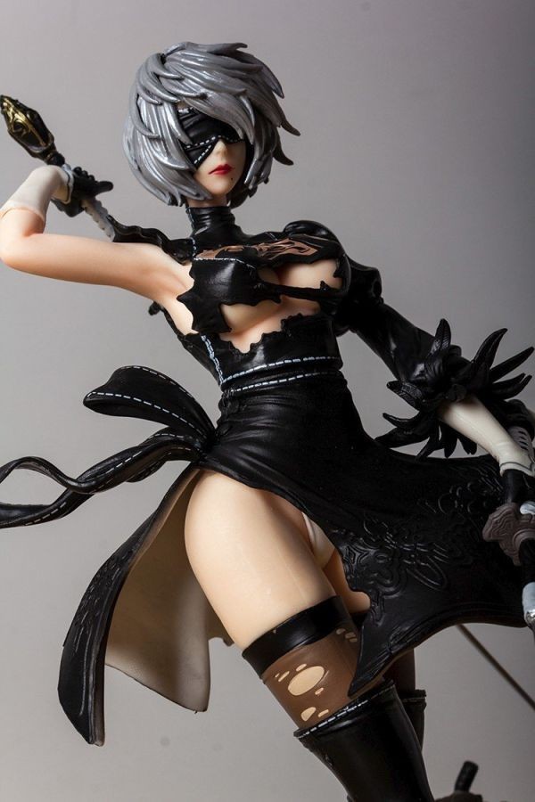 × | Dollfie ドルフィードリーム ニーア オートマタ 33cm hunter2B 完成品 フィギュア 塗装済み フィギュア 改造 外箱あり pvc H