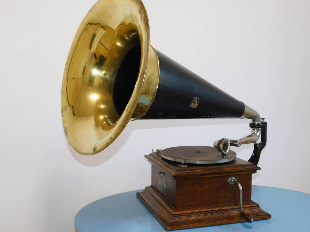 ヤフオク！！ 1905年 米国 当時物・オリジナル 『ビクター蓄音機