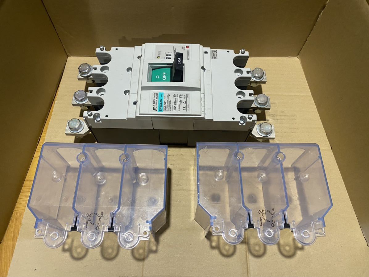 S5314 -3-100 富士電機 ブレーカー EW400EAG 400AF 3P Uimp 6kV Cat.A Ue 100-230-440VAC 中古品現状品