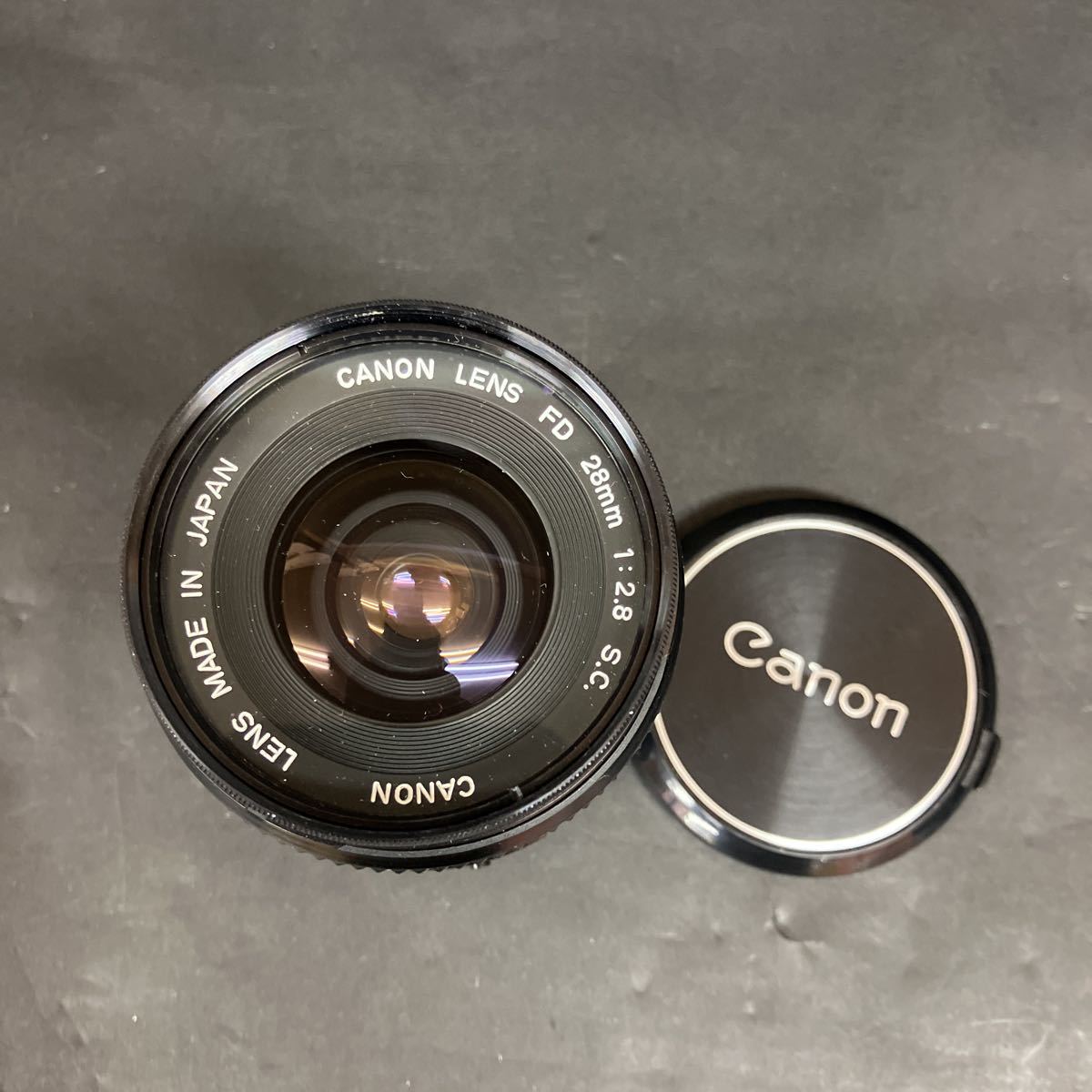 Z0778 希少 Canon キャノン レンズ FD 28mm 1:2.8 S.C. toshiba 55mm