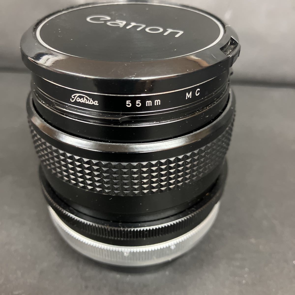 Z0778 希少 Canon キャノン レンズ FD 28mm 1:2.8 S.C. toshiba 55mm