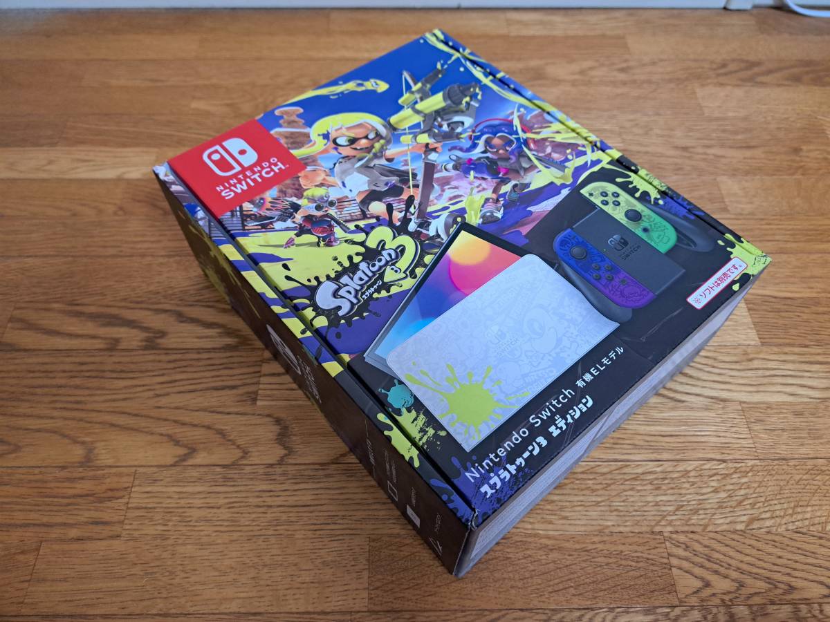 未使用】Nintendo Switch（有機ELモデル） スプラトゥーン3 
