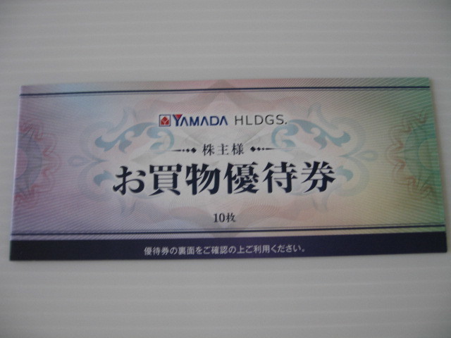 安心のゆうパケット送料無料★ヤマダホールディングス 株主優待券 5，000円分 (500円券×10枚) 使用期限2023.12.31★ヤマダ電機