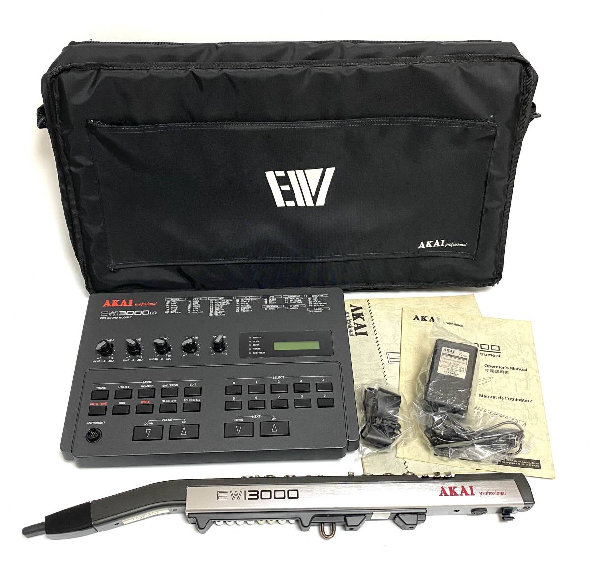 ★簡易チェック済み★ AKAI アカイ EWI3000 / EWI3000m ウインドシンセサイザー サウンドモジュール シンセサイザー モジュール I230705
