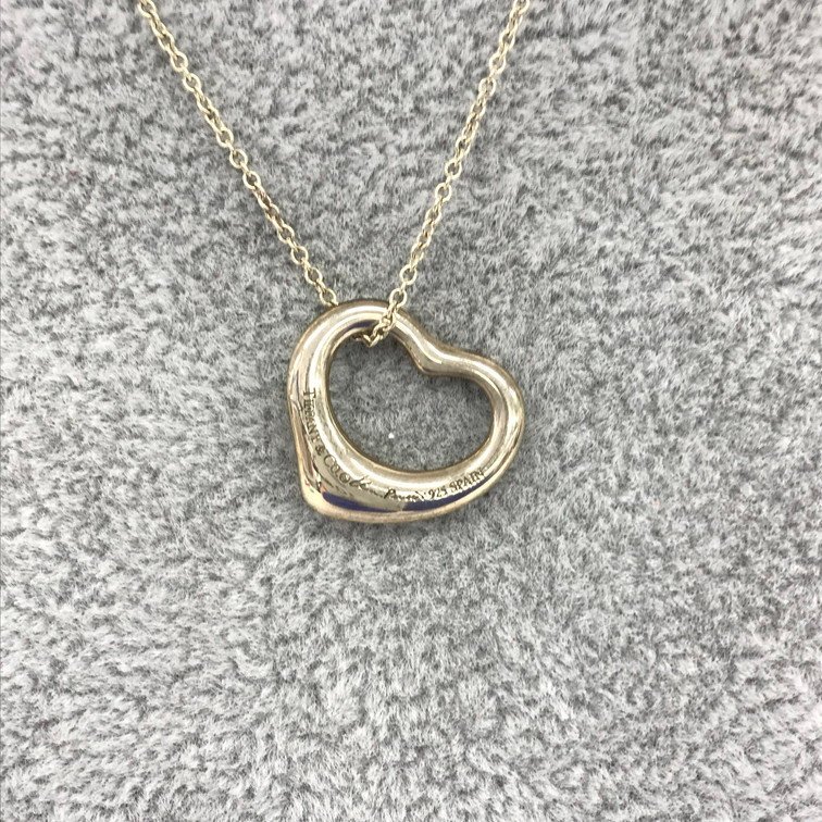 BGAC0024】Tiffany & Co. ティファニー オープンハート ネックレス