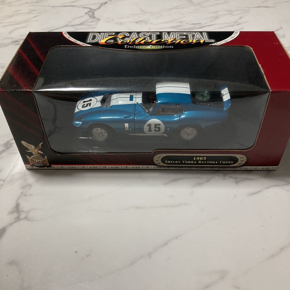 箱付き》【1/18スケール】1965 SHELBY COBRA DAYTONA COUPE ミニカー