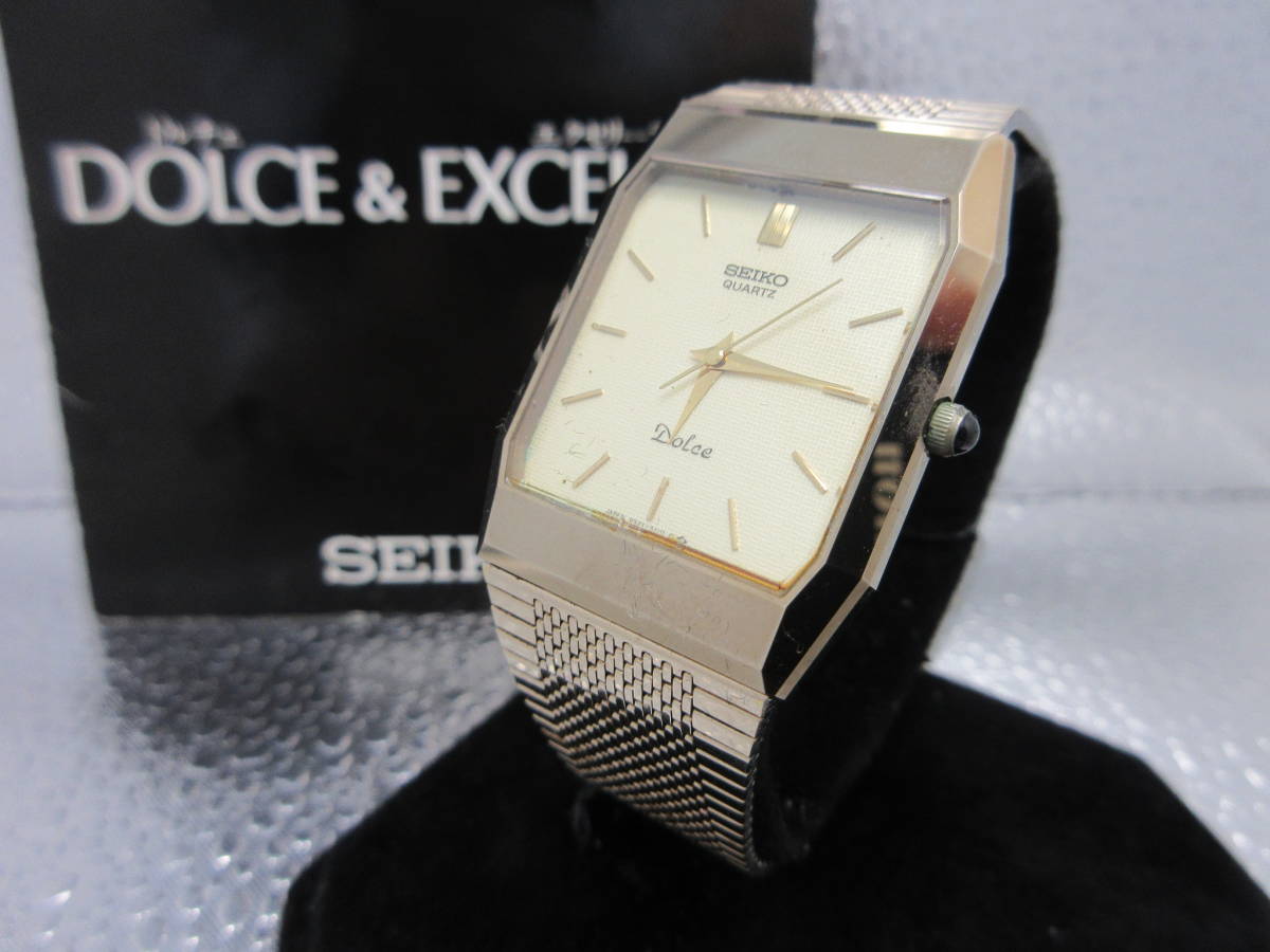 20629 【保管品】 SEIKO セイコー Dolce ドルチェ 9521-5110 ゴールド 