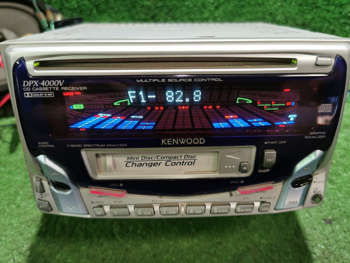 KENWOOD ケンウッド DPX-4000V ラジオ CD カセットテープ スペアナ