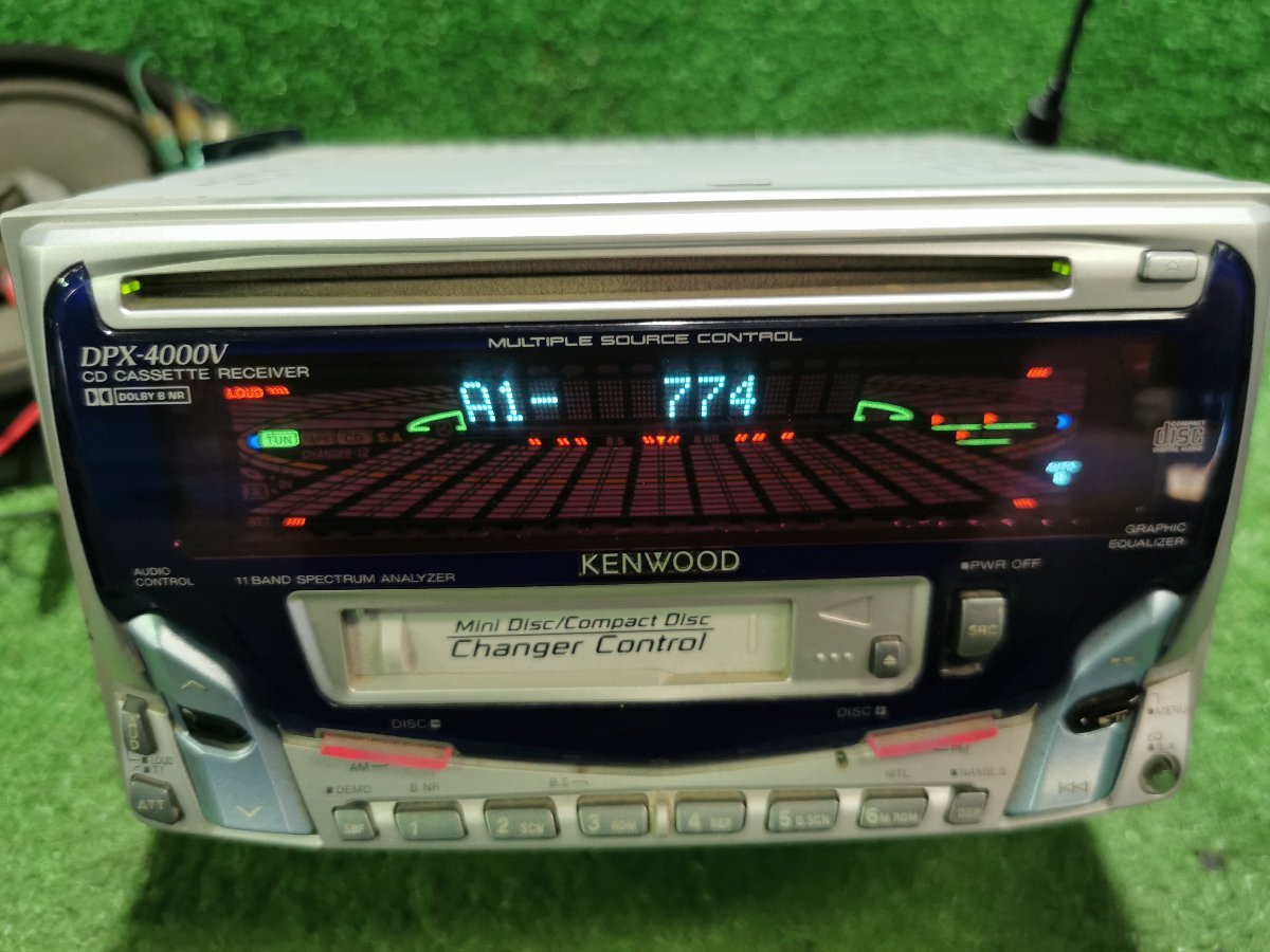 KENWOOD ケンウッド DPX-4000V ラジオ CD カセットテープ スペアナ