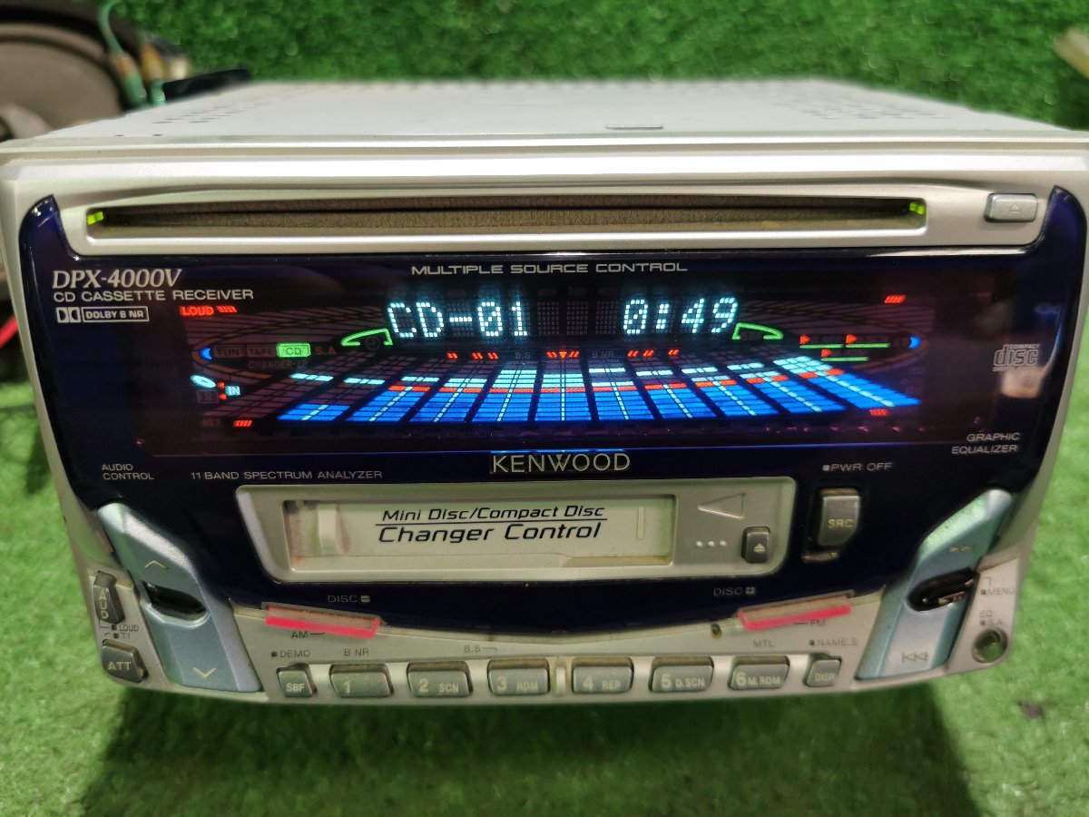 KENWOOD ケンウッド DPX-4000V ラジオ CD カセットテープ スペアナ