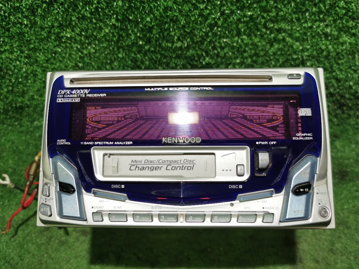 KENWOOD ケンウッド DPX-4000V ラジオ CD カセットテープ スペアナ