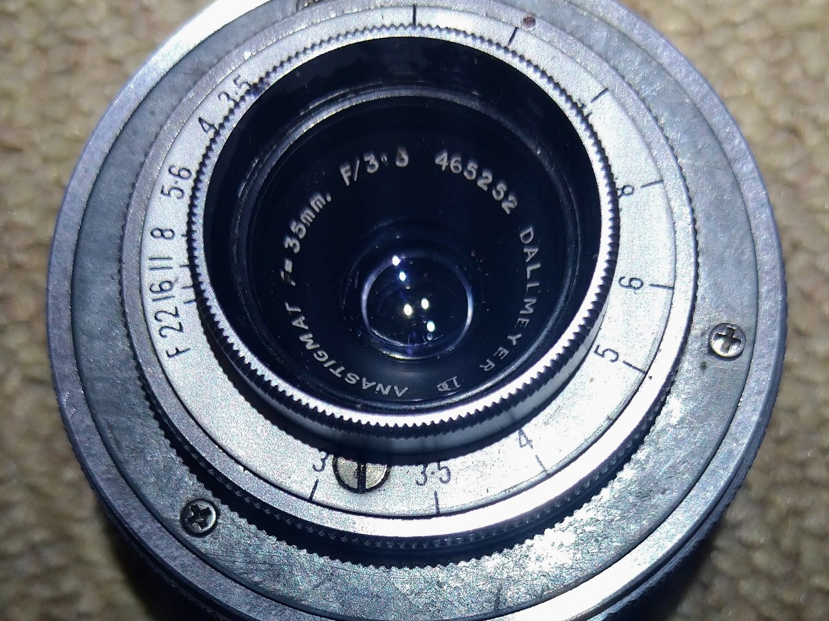 作例あり Dallmeyer Anastigmat 35mm f3.5 L39mount modified(一眼