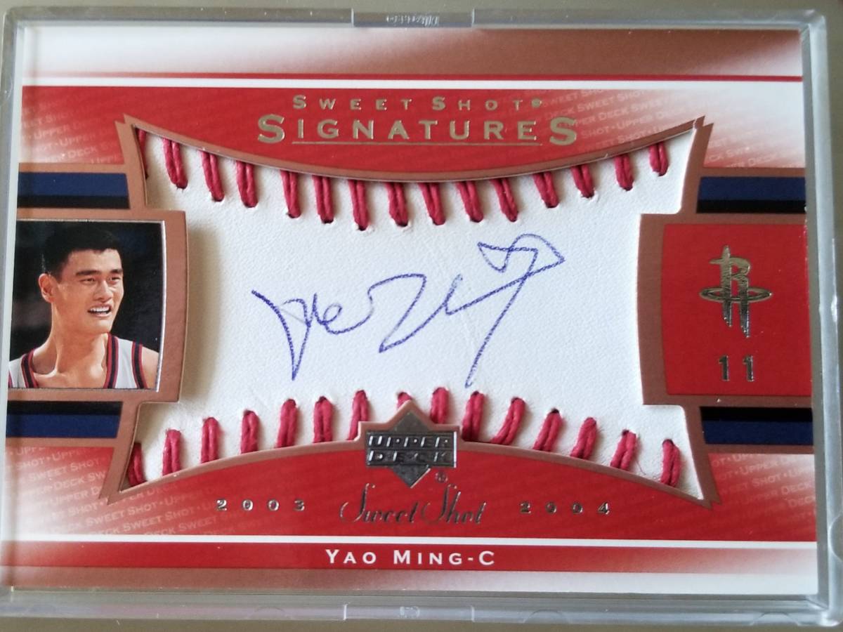 2003-2004Upper Deck Sweet shot SIGNATURES YAO Ming