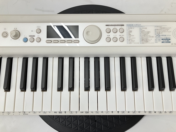 CASIO Casiotone LK-520 キーボード 2021年製 マイク付 カシオ 中古