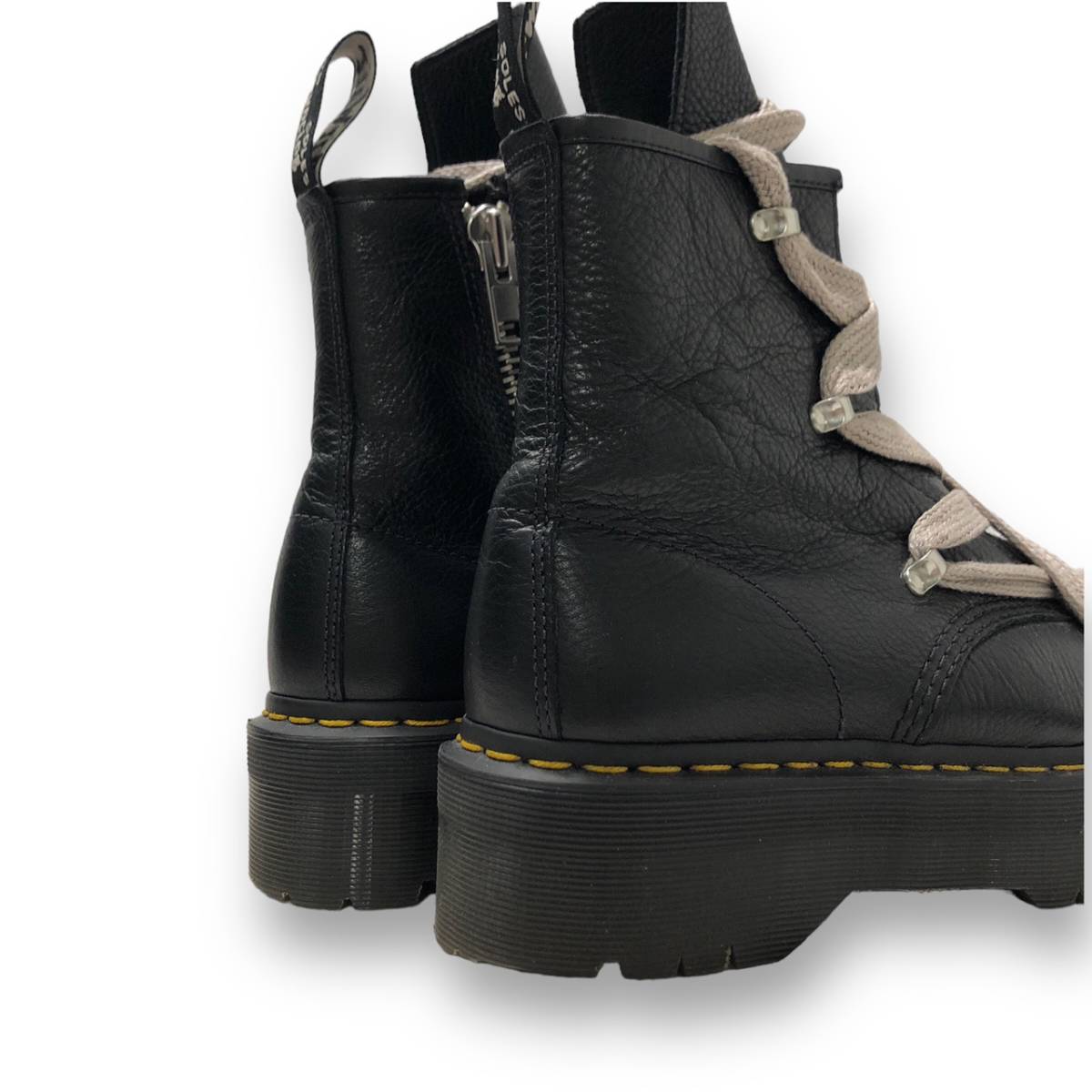 Martens 0 Quad Dr. Rick Sole Owens - Boot x Leather RICK OWENS + 