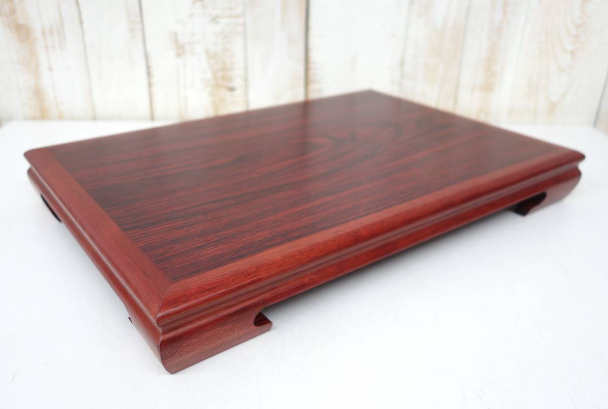 伝統工芸　工芸美術＊高級花台　唐木花台　置台　供物台　盆栽台　飾台＊紫丹　紫檀　したん　天然木　高級輸入銘木＊古物　古道具　木工芸