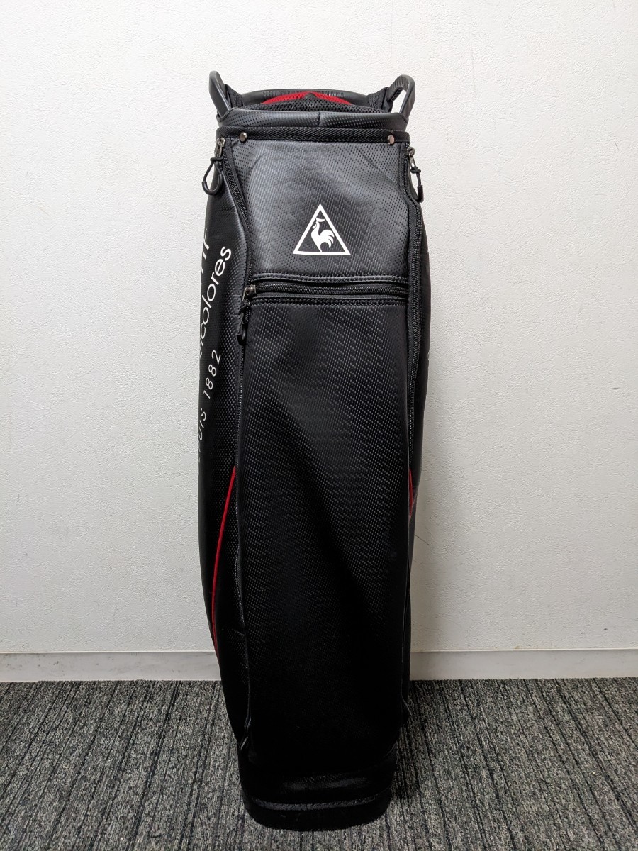 LECOQ SPORTIF LCSG82 キャディバッグ ゴルフバッグ ブラック le coq