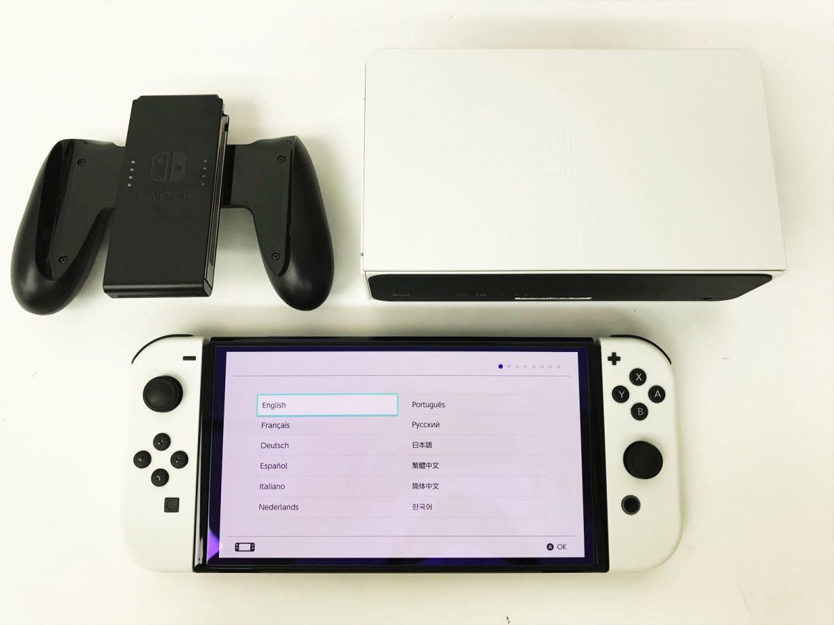 1円】美品 任天堂 有機ELモデル Switch 本体 セット ホワイト スイッチ 
