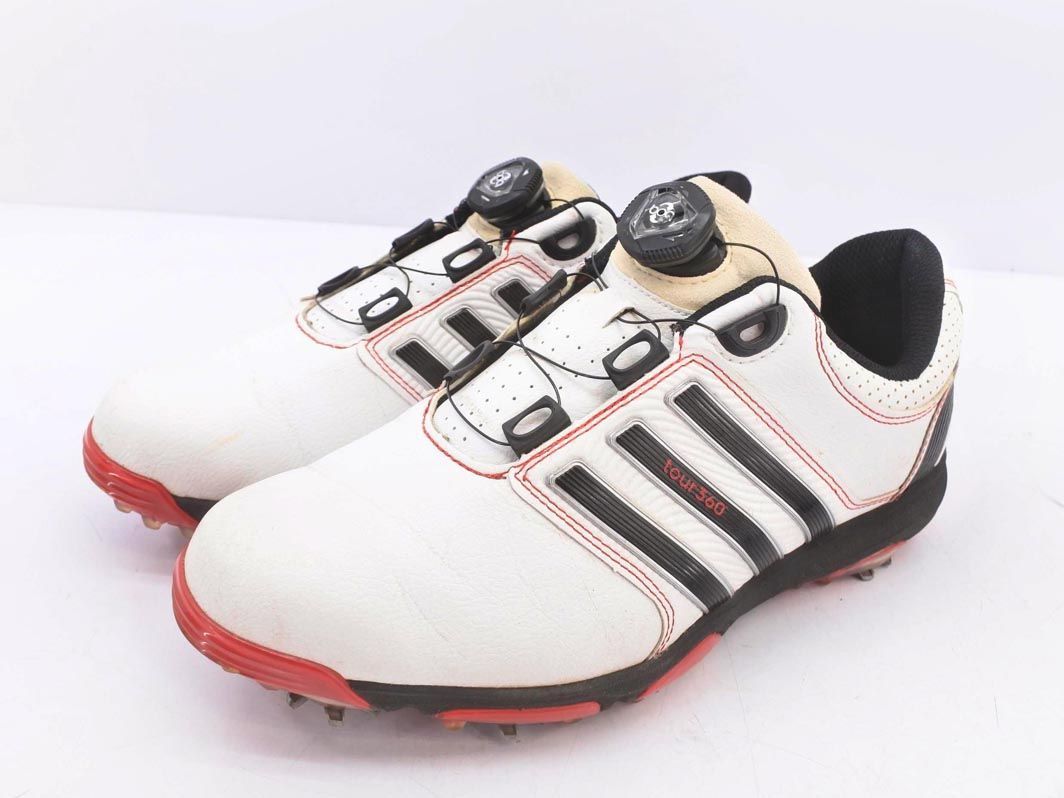 全国無料，豊富な アディダス Q47060 Tour 36 X Boa ダイヤル式 ゴルフ シューズ size25/白ｘ黒 dga7 メンズ(25.0cm)｜売買されたオークション情報、yahooの商品情報をアーカイブ公開 - オークファン 25.0cm