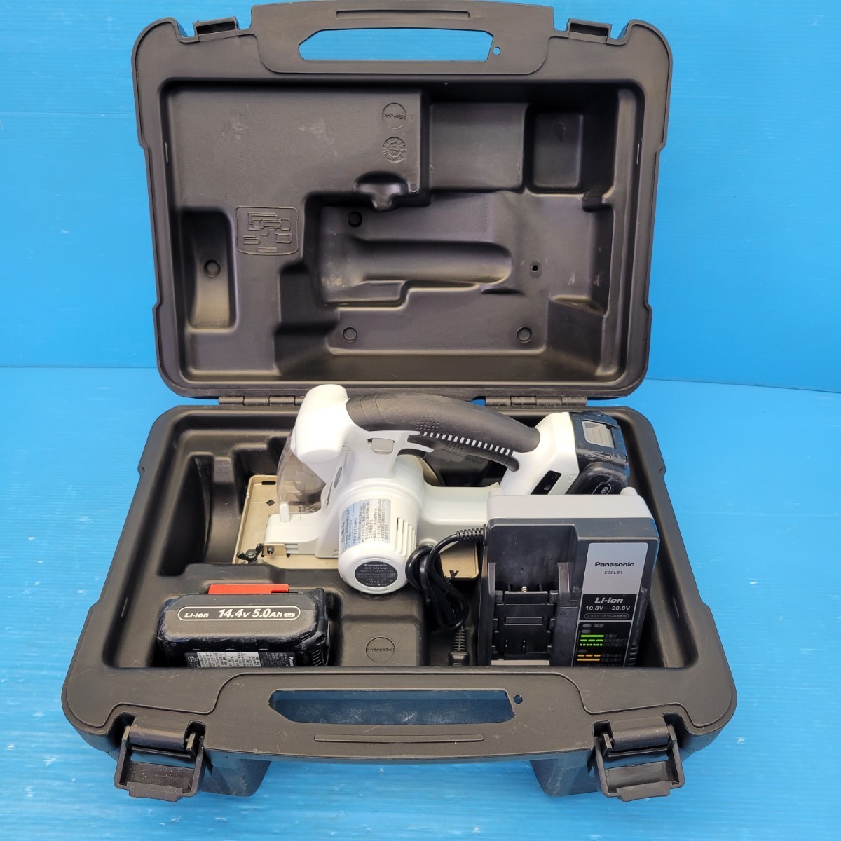 109★パナソニック 135mm 充電式パワーカッタ EZ45A2 充電器バッテリ2 中古動作品 ●★●★●★●