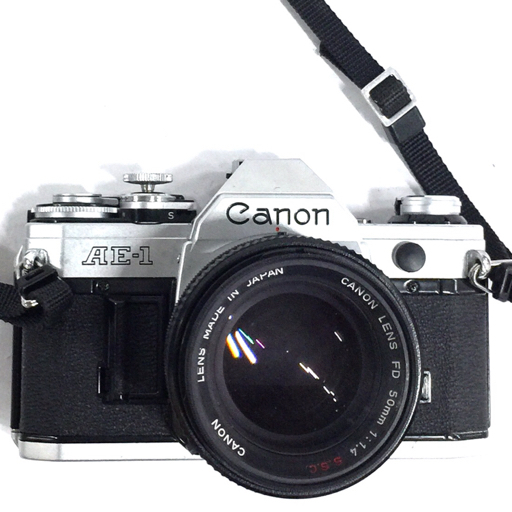 CANON AE-1 FD 50mm 1:1.4 S.S.C. 一眼レフ フィルムカメラ レンズ