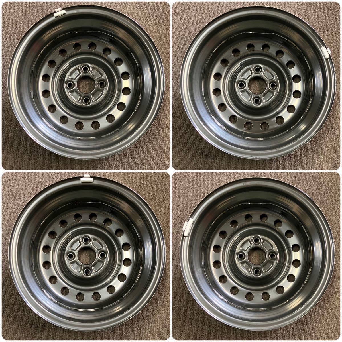 ラパン 純正 R14 4.5J 4穴 PCD100 ハブ径54 14インチ 鉄 スチール
