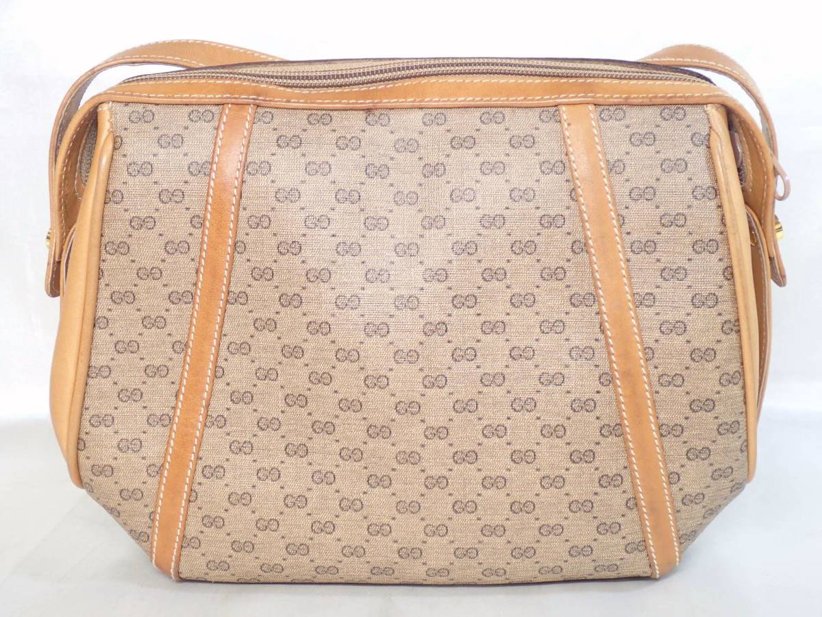 7072[A]【OLD GUCCI◇オールドグッチ】ショルダーバッグ クロスボディ 