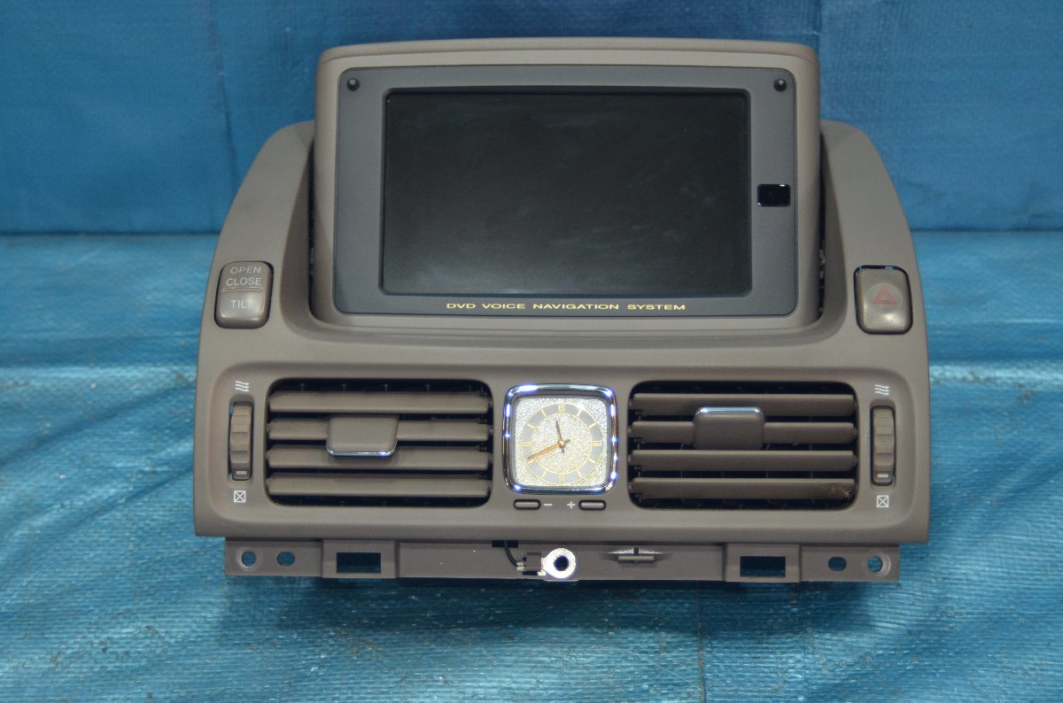 Toyota Progres プログレ JCG11 JCG10 純正　ポップアップモニター　ナビモニター DVD 時計 エアコン吹出口