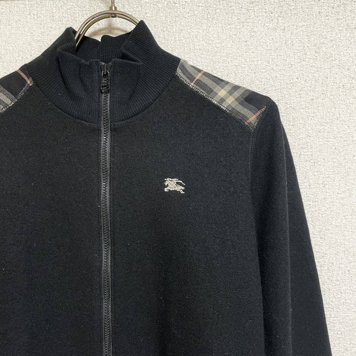 バーバリーブルーレーベル BURBERRY BLUE LABEL ジップアップニット 