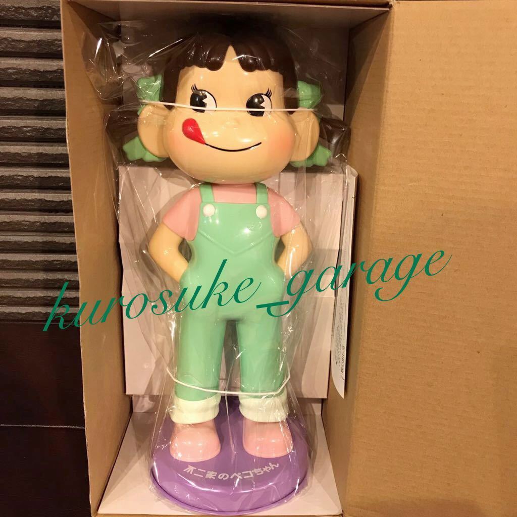 ○即決○不二家ペコちゃん○卓上ペコちゃん人形○ミントグリーン○新品