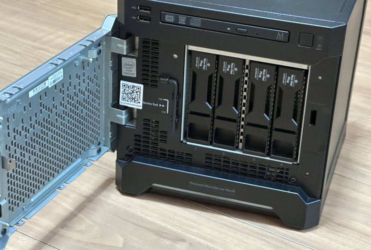 ☆中古☆HP ProLiant MicroServer Gen8 G2020T メモリ8GB HDD ☆中古☆HP ProLiant MicroServer Gen8 G2020T メモリ8GB HDD