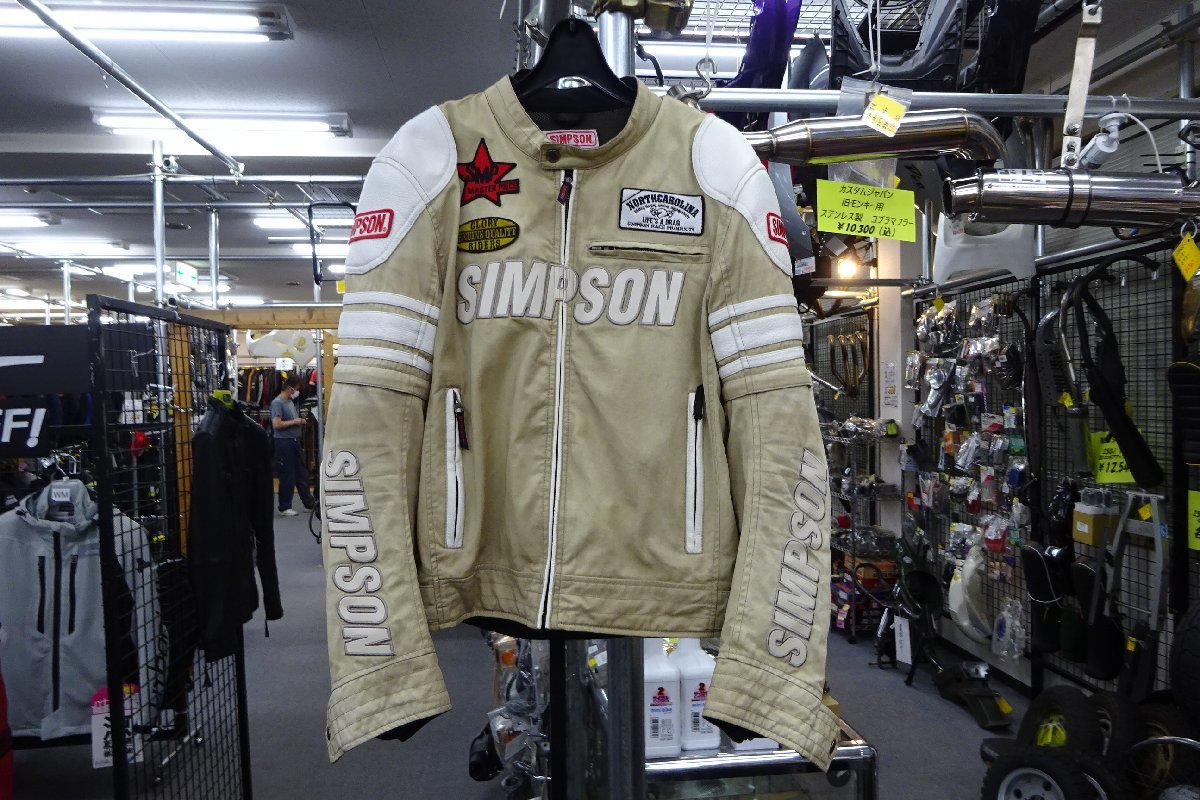 シンプソン　春秋ジャケット　アイボリー　サイズM