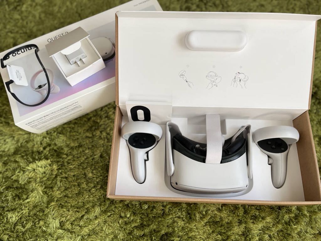 Oculus Quest 2 256GB Meta ※左コントローラー欠損 動作確認済み 初期