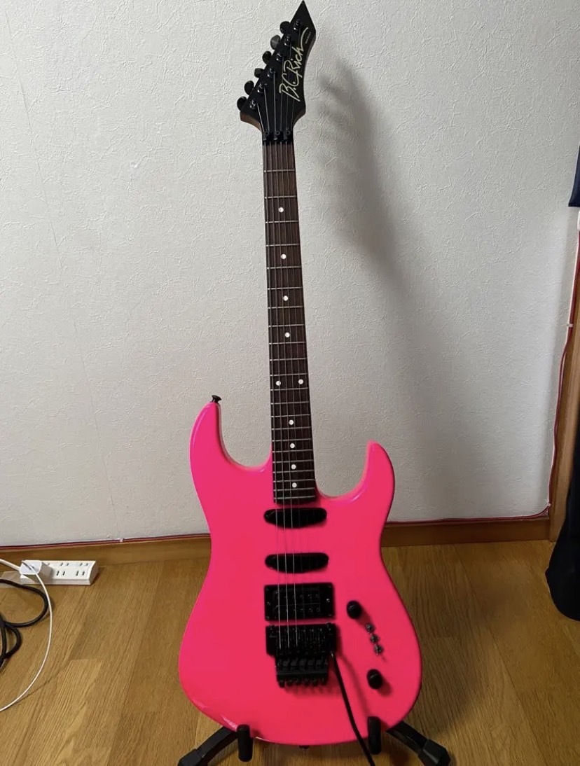 超美品 希少 B.C. Rich USA ST-III Pink Made in U.S.A. ビーシー 